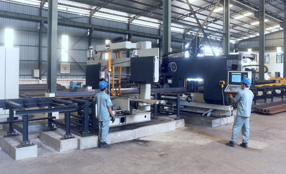Fabrication cnc h beam