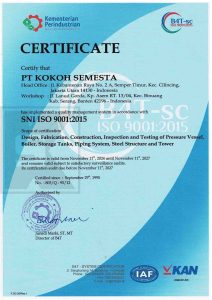 kokoh semesta iso 9001 2015 certification